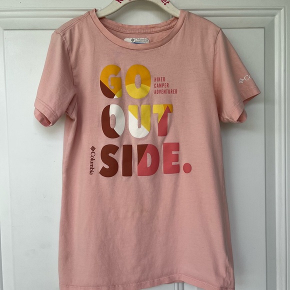 Columbia Other - •Columbia• Girls Outdoors Themed Tee - Size Medium (10-12)